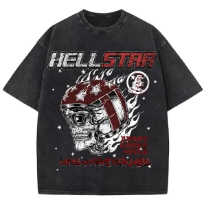 Vintage Hellstar Graphic Acid Washed T-Shirt